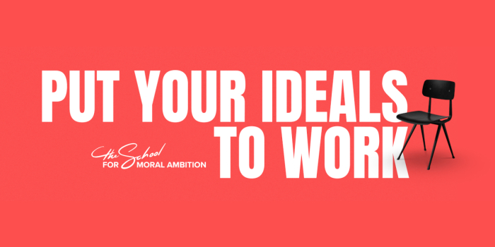 Stichting School for Moral Ambition