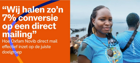 Oxfam Novib case Direct mail 740x320