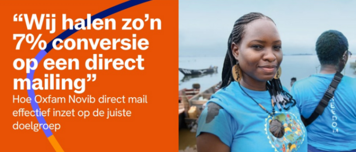 Oxfam Novib case Direct mail 740x320