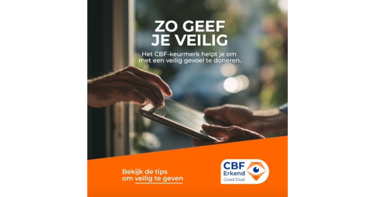 Geef Gerust Campagne CBF 2026 | Goede Doelen Nederland