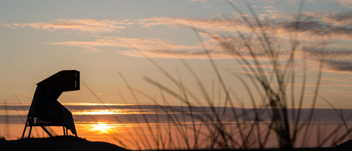 Marker Wadden uitkijktoren zonsondergang NAMO104679