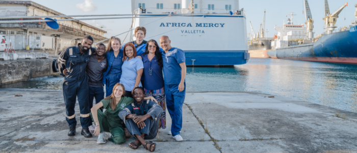Mercy ships banner goededoelen