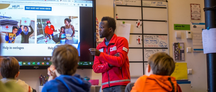 Educatie vrijwilligerswerk vrijwilliger rode kruis
